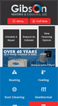 Mobile Screenshot of gibsonheating-cooling.com